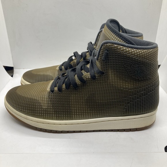 Nike Air Jordan Retro I 4LAB1 Men 8.5 Reflective Silver Black 677690 012 Reflect - Picture 1 of 11